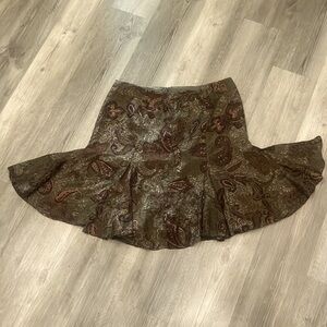 Ralph Lauren silk skirt, EUC